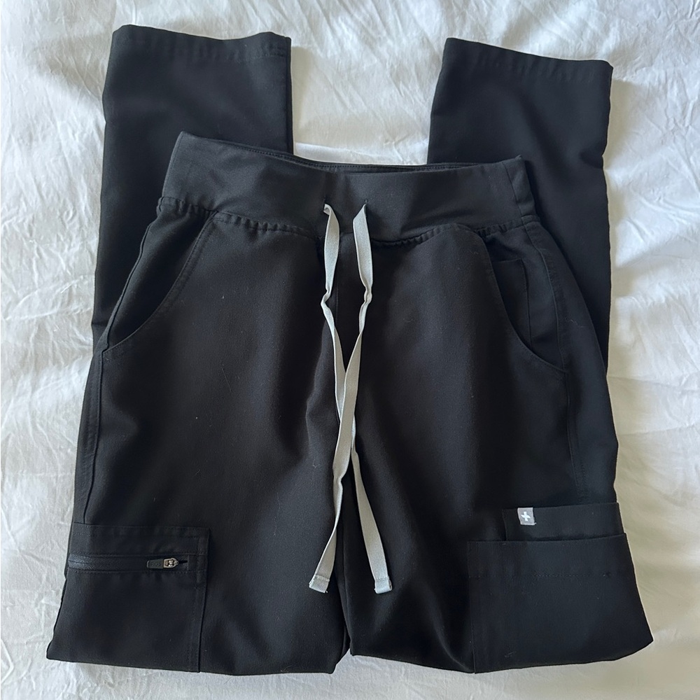 Figs XS Yola high waisted, Black